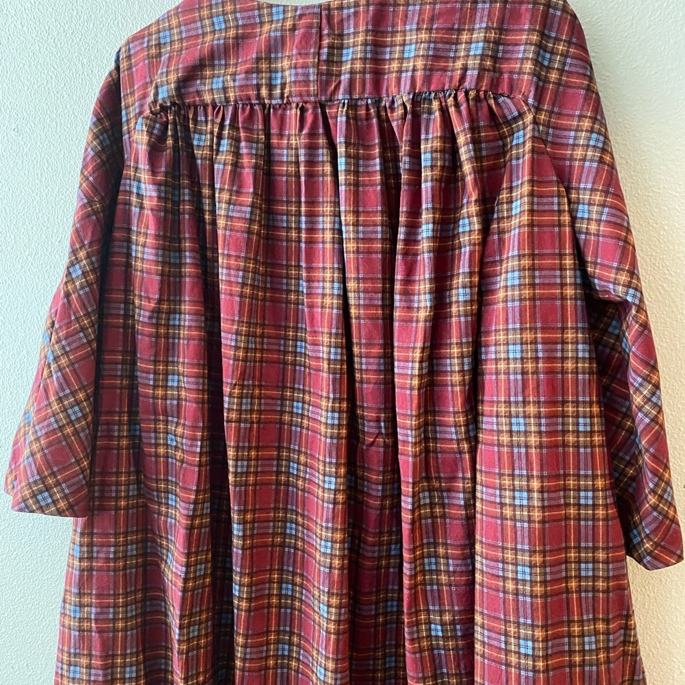 Handmade Merchant & Mills ‘Omilie’ Plaid Button up Dress dress - Picture 11 of 13